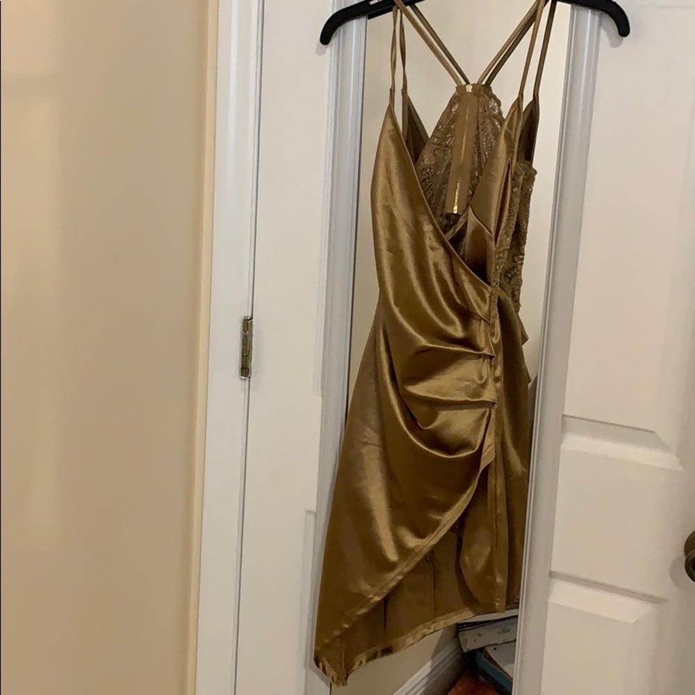 Gold dress
